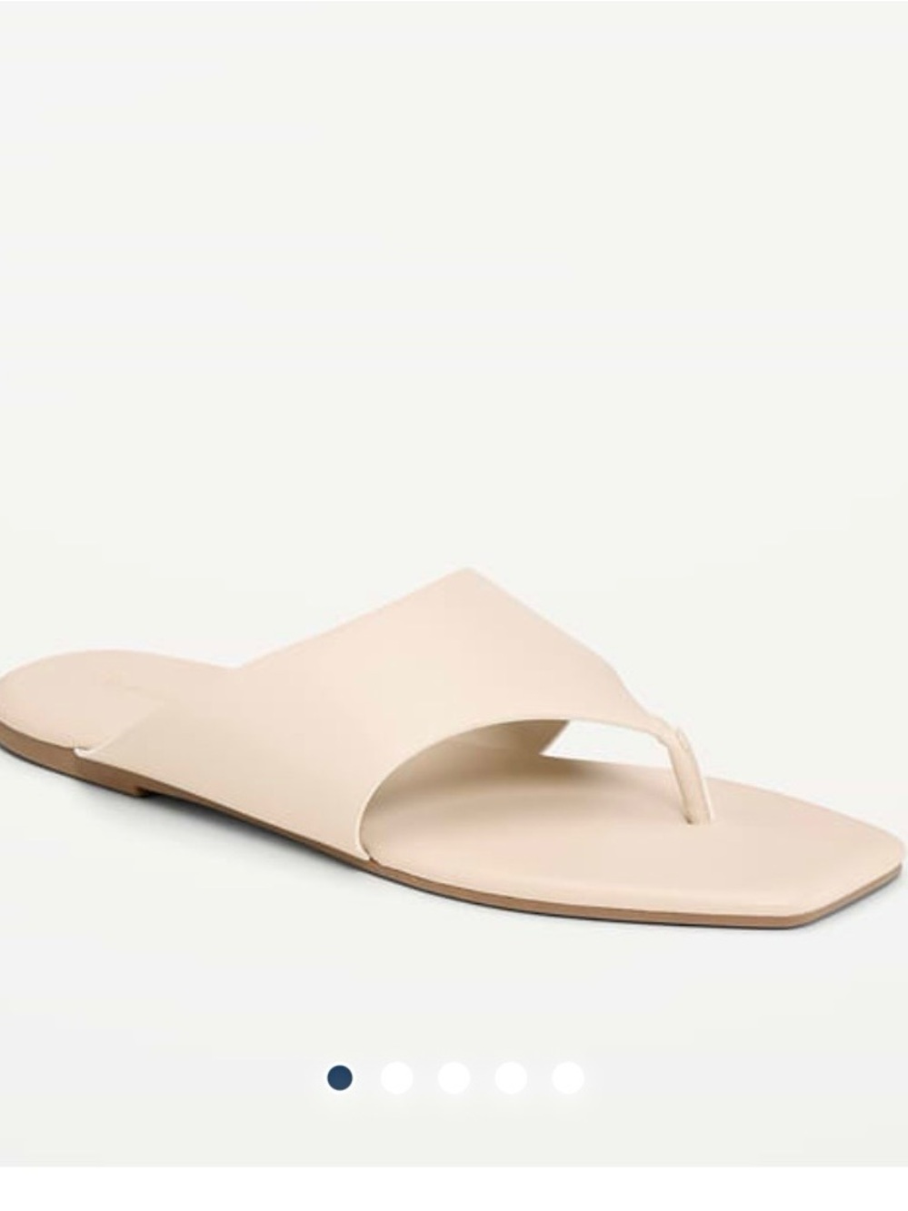 Old Navy Women's Minimal Toe-Loop Slide in Beige